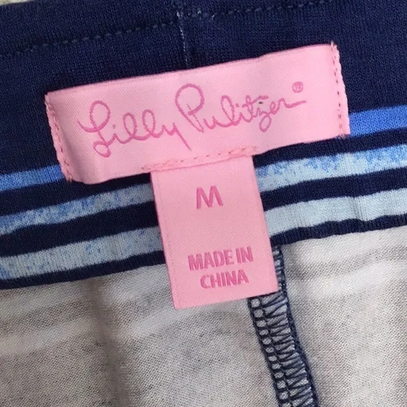 Lilly Pulitzer blue stripe knit shift dress M - Picture 6 of 10